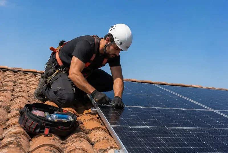 Maintenance et monitoring de panneaux solaires à Langensoultzbach